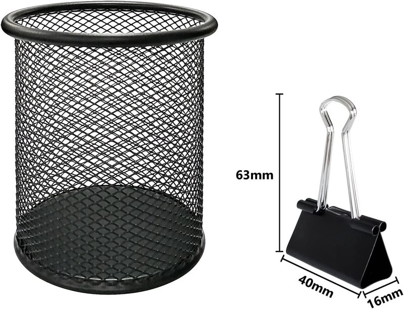 DSTELIN Large Binder Clips 1.6-Inch Width (80 Pack), Big Paper Clamps Clips for Office Supplies, 0.66Inch Capacity, Black - Image 5